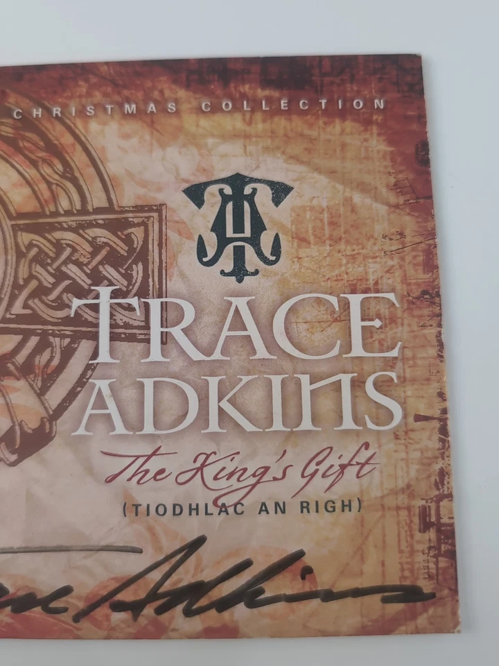 Rare Celtic Christmas CD: Autographed Signed Trace Adkins CD: The Kings Gift Foto 2 de 4