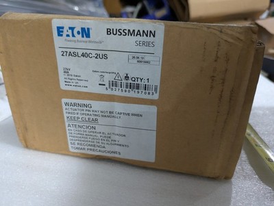 Cooper Bussmann 27ASL40C-2US Medium Voltage Current Limiting Fuse 27kV 40A ASL