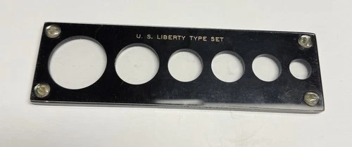 U.S. Liberty Gold Coins Type Set Capital Plastics Holder, Black 6