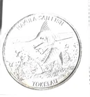 2016 Tokelau $5 Hakula Sailfish 1 Oz .999  SIlver ⁴ BU Coin in plastic flip