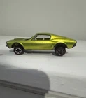 Hot Wheels Redline 1968 Custom Mustang Antifreeze White Interior USA