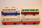 4 Vintage 1960's Matchbox Lesney AMERICAN AIRLINES BUS / SETRA / MERCEDES COACH