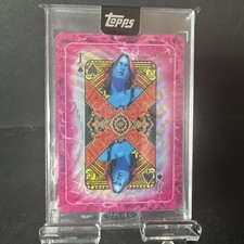 2025 Topps Marvel Mint Encased Gambit Deck Playing Cards Mystique 68/99