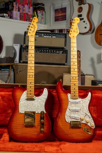 1993 Fender Custom Shop Stratocaster And Telecaster Matching Set #24 of 50 w/HSC