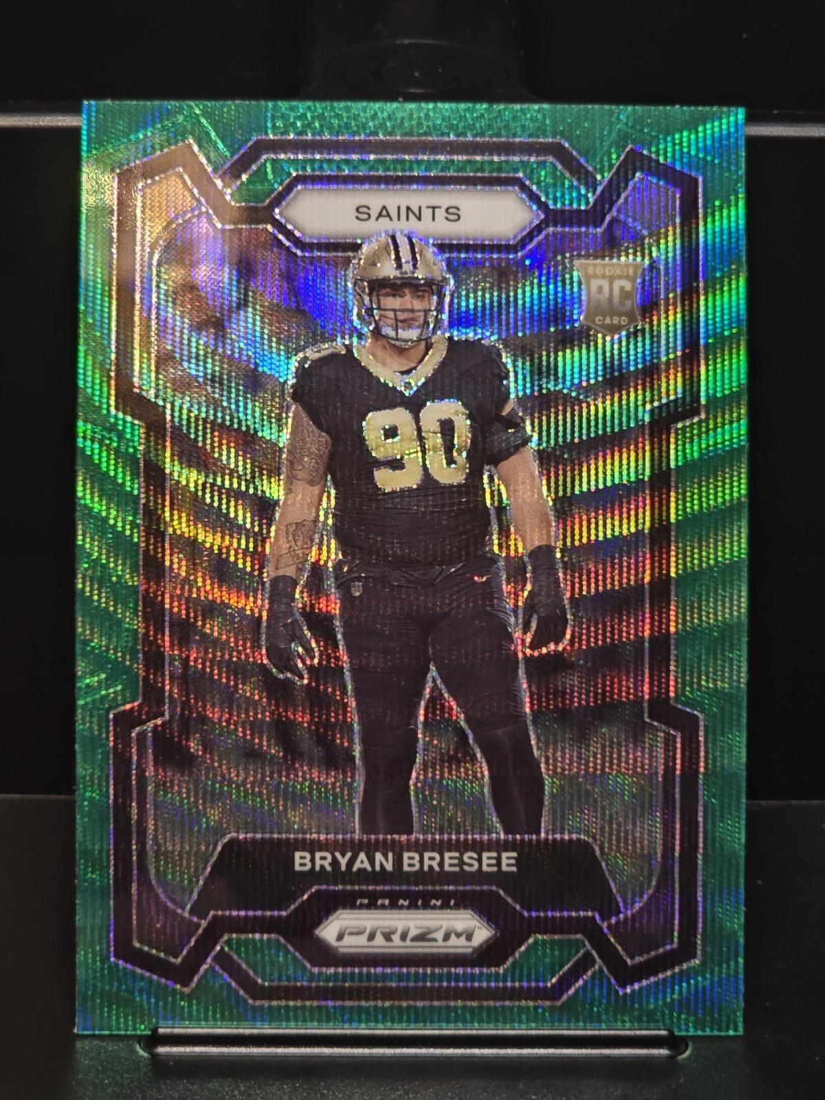 2023 Panini Prizm - Rookies Bryan Bresee #372 Green Wave Prizm (RC)