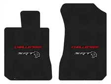 Lloyd Loop Front Mats for '11-16 Challenger w/Red on Black w/Hellcat