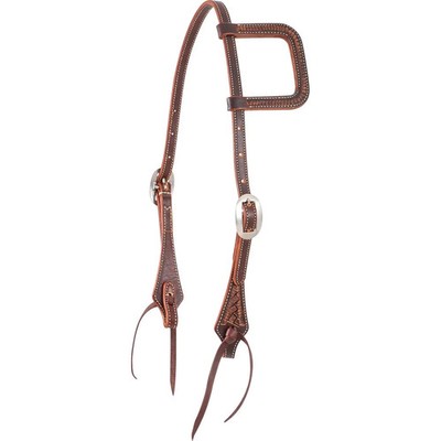 Martin Saddlery Slip Ear Headstall - Hermann Oak Weathered Antique