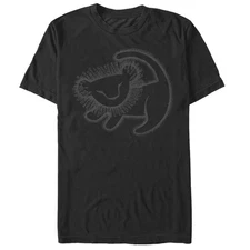 Disney Lion King Simba Cave T-Shirt Men Women Unissex