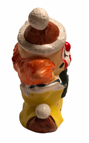 Clown Bank Ceramic Circus Colorful 6 ½" High Vintage - Picture 2 of 8
