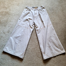 GREED HUGE Vintage 90's Y2K Wide Leg Baggy Rave Pants pipes JNCO Kikwear Cyber