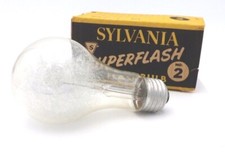 Sylvania Wabash Superflash Clear Camera Flashbulbs No. 2 Vintage