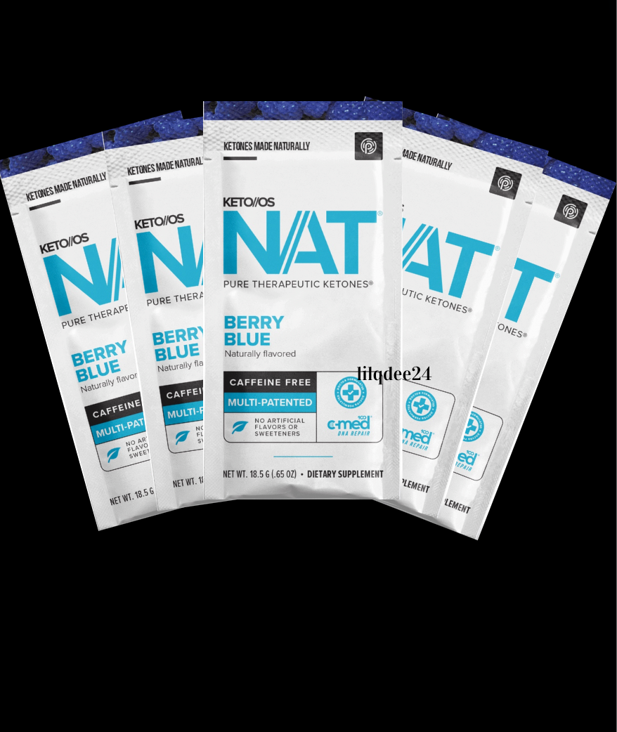 🔥Pruvit Keto OS NAT Ketones BERRY BLUE Caffeine Free 5 Pack NEW Exp
