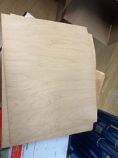 13 Sheets of Maple Wood Veneer: (18.5” X 22.75”) 2.923 Sq. Ft.  1/32" thick