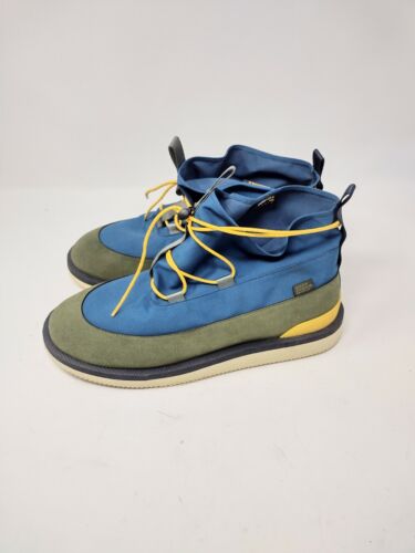 Men's 11 EU 44 Aime Leon Dore Hobbs Boots Suicoke Blue Green Yellow | eBay