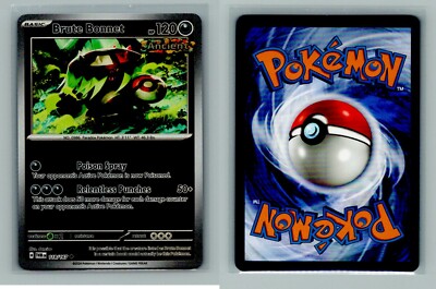 Pokemon -  Brute Bonnet - 118/167 - Reverse Holo -  Twilight Masquerade - NM/M