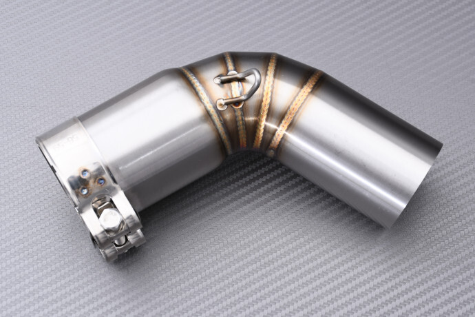 Tuyau central d'échappement 50.5mm V-Strom 1050 de performance en inox rigide
