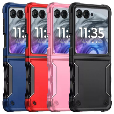 For Motorola Razr 2024 2025 Phone Case Shockproof Protective Hybrid Armor  Cover | eBay