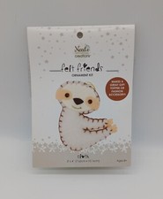 Needle Creations Felt Friends Sloth Ornament Kit 3" by 4" Cut New