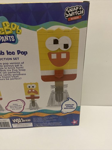 Nickelodeon: SpongeBob SquarePants - Ice Pop Snap & Switch Building Set NEW - Picture 5 of 6