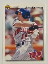 1992 Upper Deck #446 Chuck Knoblauch Minnesota Twins