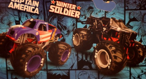 MARVEL Monster Jam CAPTAIN AMERICA/WINTER SOLDIER 2 Pack Trucks Series 2 - Picture 4 of 4