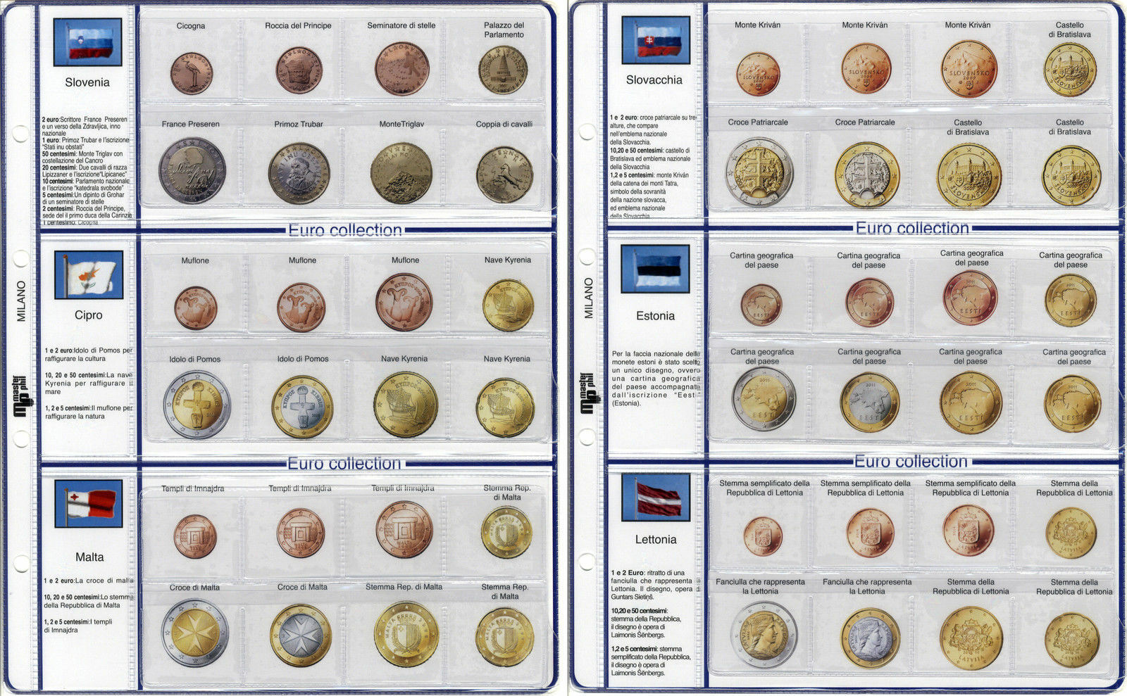 Album Prestampato Euro Collection- Serie Monete In Corso : Tutti - Foto 7