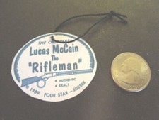 1950's LUCAS McCAIN Hartland 5 inch Mini Western Rider set custom Hang Tag