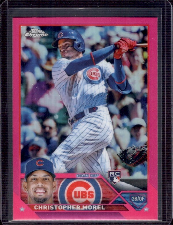 CHRISTOPHER MOREL 2023 Topps Chrome #198 Pink Refractor Rookie RC