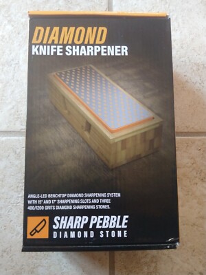 Knife Sharpening Water Stone Dual Whetstone Set Built-in Angle Slots