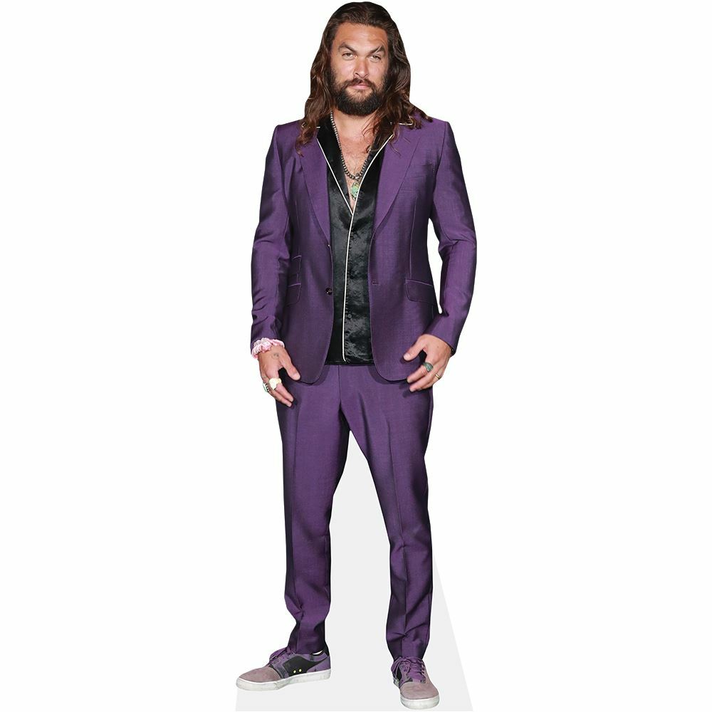 Jason Momoa Fendi Suit Jason Momoa (Purple Suit) Mini Size Cutout