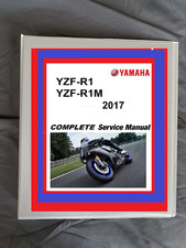 2017 Yamaha YZF-R1 R1m motorcycle repair workshop service manual