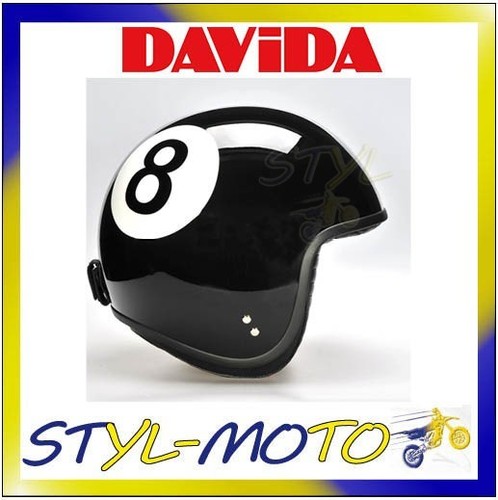 80235 CASCO DAVIDA 80-JET TWO TONE BLACK EIGHT BALL TAGLIA L | eBay