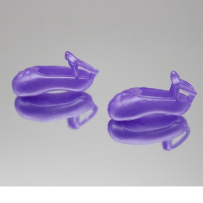 42 pairs of purple ballet pliable silicone shoes for the 11.5" doll Shoes |  eBay