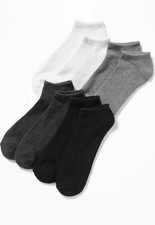 Old Navy Mens Low-Cut Socks 4 pack Multi-Color