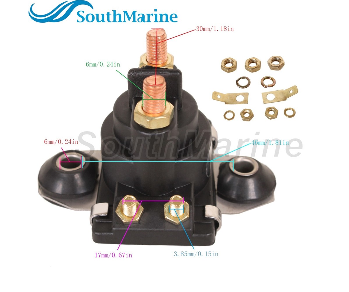 Starter solenoid 12V / Mercury Marine 8996158, 89-818864, 89-818864T