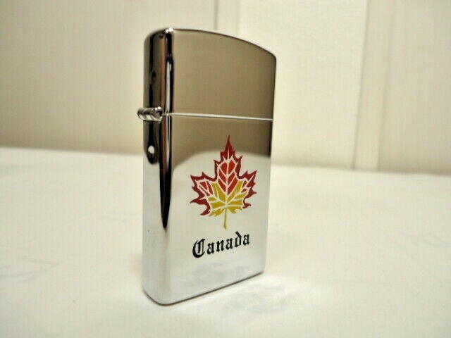 CANADA zippo Maple Leaf Niagara Falls 3 Fired Rare | eBay