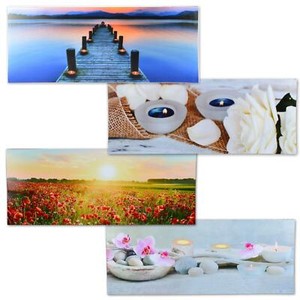 Led Wandbild Leinwand Bild Beleuchtet Batteriebetrieben Fotografie Landschaft Ebay