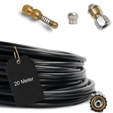 Tuyau pour Nettoyage de Tubes 20m pour Kärcher Kränzle Nettoyeur Vidange Tubes