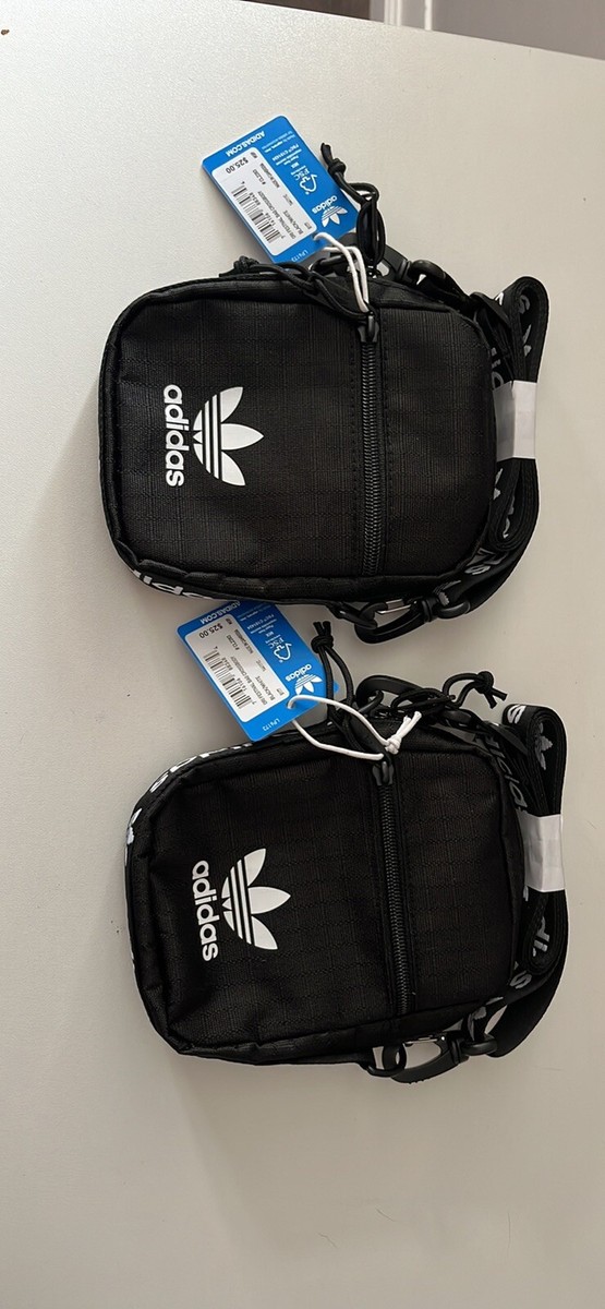 2 adidas Originals Festival Crossbody Bag - Black/White 2 adidas Originals Festival Crossbody Bag - Black/White