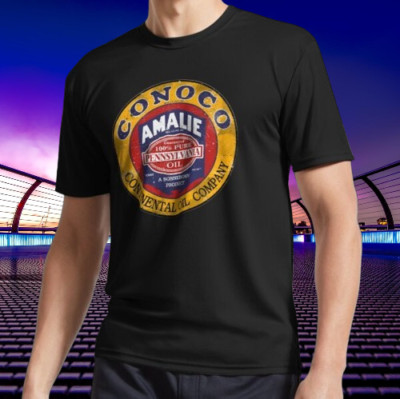 New Shirt Conoco - Continental Oil Logo T-Shirt Funny American Usa Size S-5XL