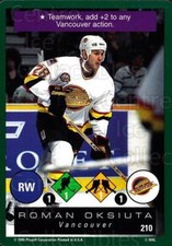 1995-96 Playoff One on One #210 Roman Oksiuta