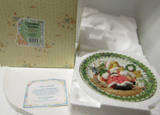 Cherished Teddies 272183 THE SEASON TO BELIEVE 1997 Dated PLATE 6 1/4 1997 Santa