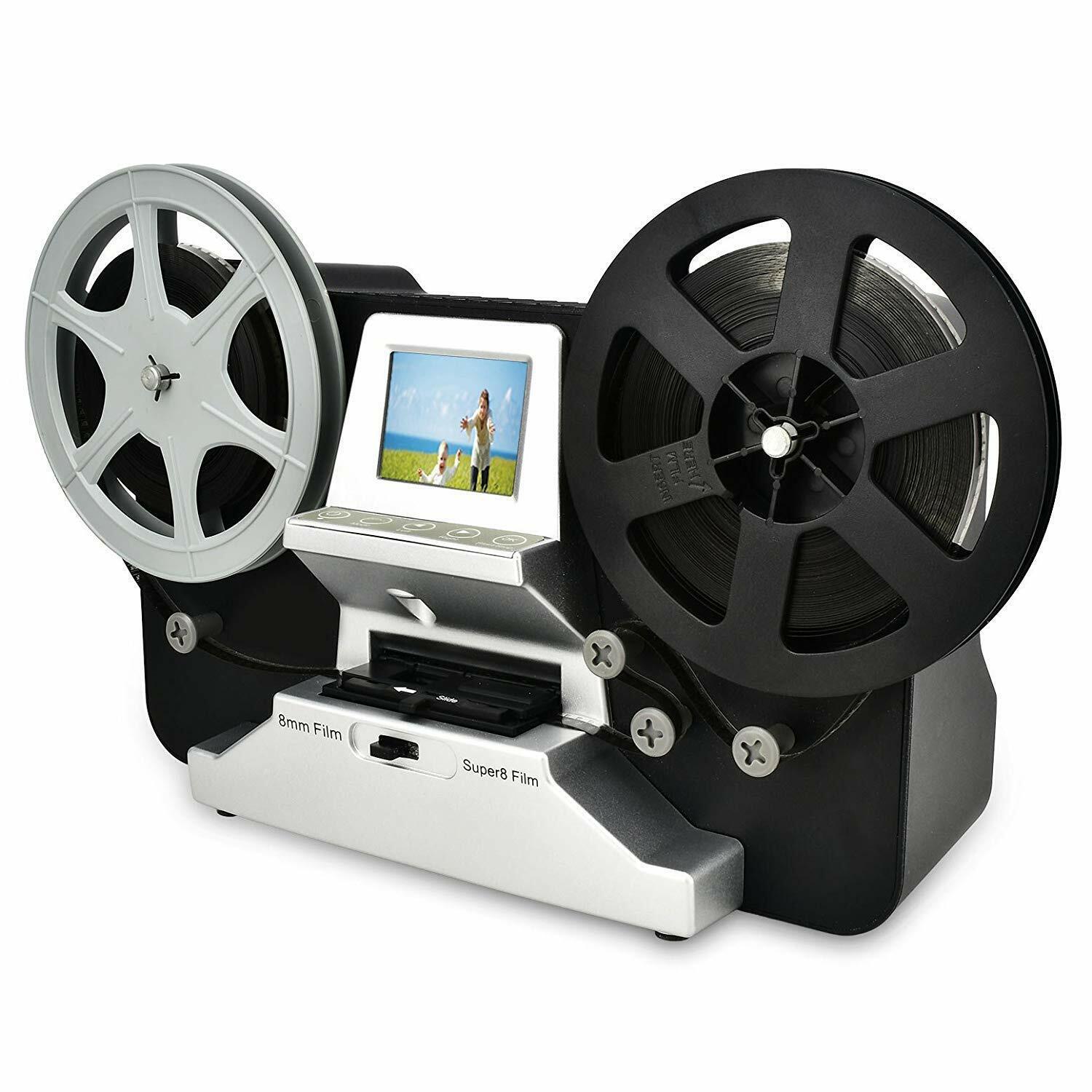 Film Scanner 5&3 Reel 8mm Super 8 Roll Digital Video Scanner