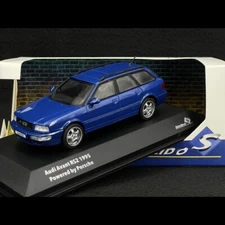 Solido 1/43 1995 Audi RS2 Avant Nogaro Blue Powered by Porsche
