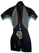 Seadoo Wetsuit Women's Bodysuit Size 9/10 Blue Black New