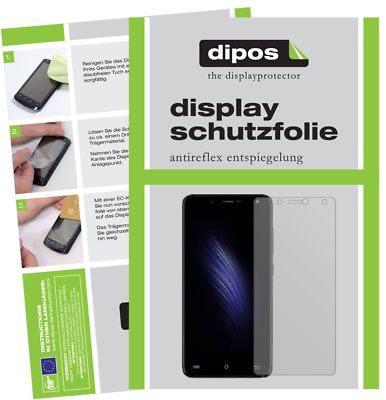 2x Schutzfolie für Cubot Hafury Mix 2017 matt Displayschutzfolie Folie Display