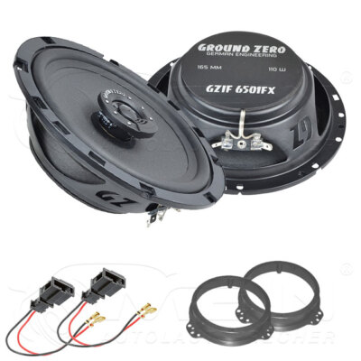 GROUND ZERO LAUTSPRECHER für AUDI A3 Sportback 8V ab 2012 Heck Tür 110W #ARF3