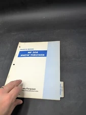  MASSEY-FERGUSON MF 308 SNOW THROWER PARTS CATALOG MANUAL BOOK 