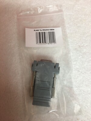 RJ45 To RS232 DB9 9-Pin 9 Pin Serial Port Female to RJ45 Female Cat5e/6 Ethernet