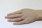 Platinum .48ct SI1 H round diamond channel wedding band ring 3.3g womens 6 — photo 7